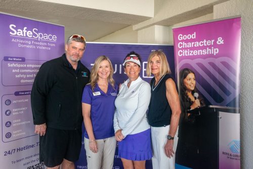 Keith Fletcher, Jennifer Fox and event co-chairs Jessica Malasek and Carol Webb