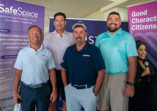 (Front L) Jeff Sabin, (Front R) John Ciabattari, (Top L) Tino Garcia, (Top R) Brian Amaya